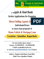 Punjab & Sind Bank: Invites Applications For Engaging