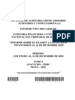 Dictamen de Auditoria A Los Estados Financieros