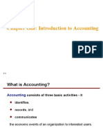 Chapter One: Introduction To Accounting