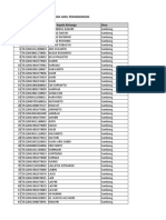 Form Rekapitulasi Data Damisda Hasil Perangkingan No. Nomor KK Nama Kepala Keluarga Desa