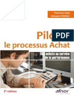 Piloter Le Processus Achat - 2e Édition (Gély, Patricia (Gély, Patricia) )
