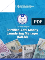 Certified Anti-Money Laundering Manager (CALM) : E-Learning Program