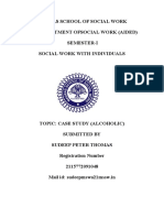 Madras School of Social Work P.G. Department Ofsocial Work (Aided) Semester-I Social Work With Individuals