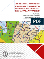 El Sur de Cordoba Territorio Estratégico para El Conflicto Armado Siglo XX - D