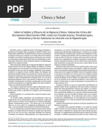 Validez de Hipnosis Clínica