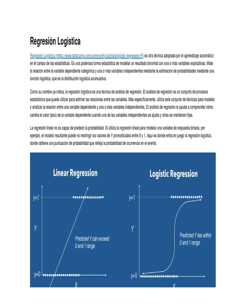 Regresion Logistica - Jupyter Notebook | PDF | Análisis de regresión | Regresión  logística