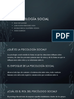 La Psicología Social