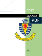 Biology: Shayan Saeed M2A1 7/28/2022