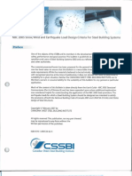 CSSBI Snow, Wind and Earthquake Load Design Criteria For Steel Building Systems (2007)