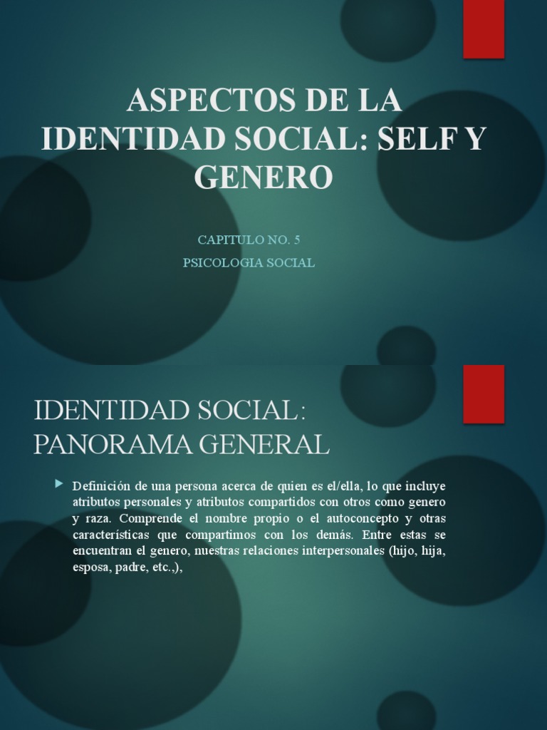 Dimensiones de la Identidad Social | PDF | Cognición | Psicología Social