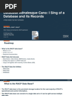 Database Adnalesque Cano: I Sing of A Database and Its Records