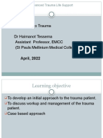 ED Approach To Trauma DR Haimanot Tessema Assistant Professor, EMCC (ST Pauls Mellinium Medical College) April, 2022