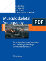 Musculoskeletal Sonography - Technique, Anatomy, Semeiotics and Pathological Findings in Rheumati