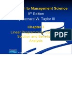 9 Edition by Bernard W. Taylor III: Introduction To Management Science