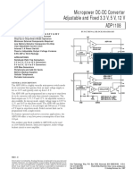 Micropower DC-DC Converter Adjustable and Fixed 3.3 V, 5 V, 12 V ADP1108