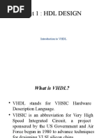 Unit 1 HDL Design