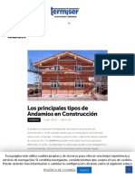 Principales TIPOS de Andamios en Construcción【Actualizado 2021】