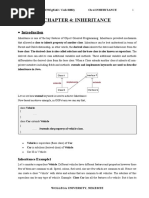 Chapter 4: Inheritance: Introduction