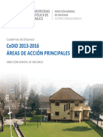 CeDID 2013-2016 Áreas de Acción Principales