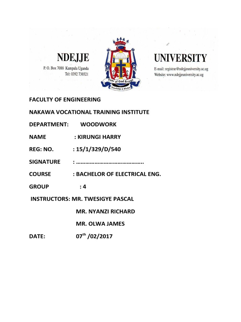 Wood Work Report | PDF | Lumber | Woodworking