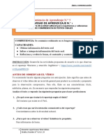 Eda 5 - Ada 1 - Ficha de Comprensión de Textos Orales