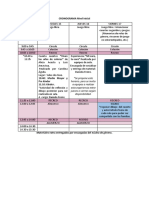 Cronograma Semana de La ESI