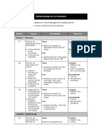 2.cronograma de actividades Procesos de Dirección de Proyectos I SP