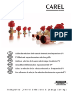 Catálogo de Seleção de Válvulas de Expansão Eletrônica ExV Carel