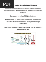 Dessulfatador Flutuante 2.0 - Literatura