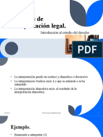 Criterios de Interpretación Legal