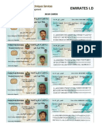 Emirates I.D: 2019 CARDS