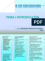 22P Tema 1 Introducción Al Análisis de Toma de Decisiones