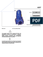 Operating manual for submersible pumps