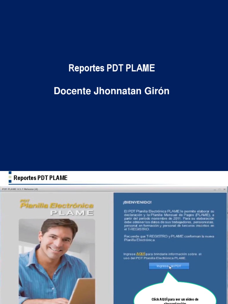 03-11 Reporte PDT Plame | PDF