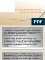 La Raza Humana Es Una Construcción Social