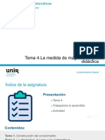 Medida y didáctica en Primaria