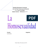 La Homosexualidad