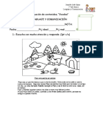 Evaluación 1° Lenguaje Vocales