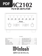 Power Amplifier: Service Manual