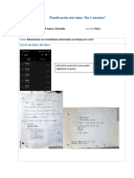 Planificación Del Video