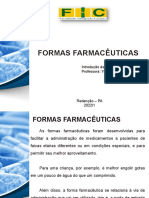 Formas Farmacêuticas