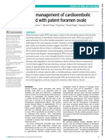 Advances in The Management of Cardioembolic Stroke Associated With Patent Foramen Ovale