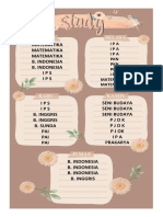 Jadwal Pelajaran