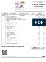 Factura Electrónica: Observaciones