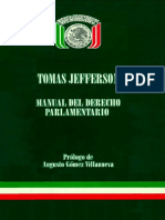 Manual de Derecho Parlamentario de Thomas Jefferson