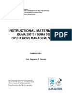 Buma 20013 Operations Management TQM Module