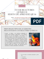 Diseño de Reactores Químicos Sesión de Aprendizaje 16: Tema: Dr. Nazario Villafuerte Prudencio