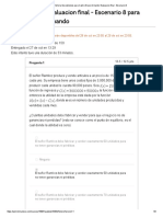 Historial de Exámenes para Castro Eraso Armando - Evaluacion Final - Escenario 8