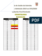 Gabaritos Odonto - Endodontia - Final Revisado.2019