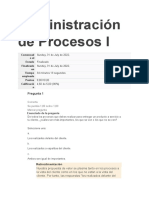 Administración de Procesos I